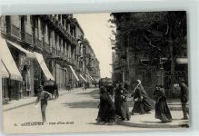 Alexandria - Post office street Kutsche Volkstypen Geschäfte