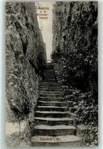 02796 O8805 Kurort Jonsdorf - Nonnenfelsen-Aufstieg