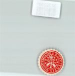 16225 O1300 Eberswalde Siegelmarke Baum Adler Schweine Rot Weiß