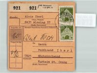 92358 W8431 Wissing KEINE AK Paketkarte