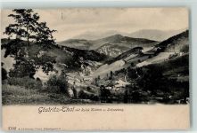 6416 Obsteig 1908 - Göstritztal mit Ruine Klamm u. Schneeberg