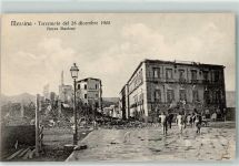 98100 Messina 1908 - Erdbeben vom 28. 12.1908 Piazza Stazione