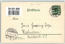 Landschaft Verlag Dolzert Nr.9025 Jugendstil 1899 Lithographie