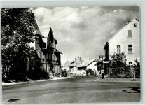 Hejnice Haindorf Foto AK Straße Frau Hydrant