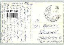 72160 W7240 Horb am Neckar - Blick vom Rauschbart