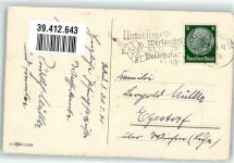 Kinder mit Blumen Schmetterling AK Pfingsten 1941 Gebrauchsspuren