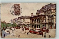 1010 Wien 1. Bezirk, Innere Stadt - Oper und Opernring Straßenbahn