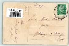 Neujahr Schlitten Kinder AK Hufeisen 1926 Künstlerkarte