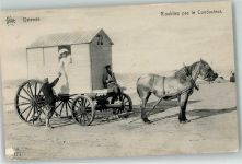 Ostende Oostende Strandhaus Pferd Bademode Gebrauchsspuren
