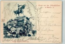 Woerth Wörth an der Sauer Denkmal Gruss von den Schlachtfeldern Adel Friedrich III 1899