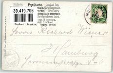 Hirsch K und B Serie 844 Jagdtier 1903 Künstlerkarte