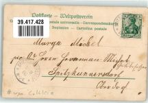 Rosen Raphael Tuch sign. C.Klein Geburtstag 1906 Künstlerkarte