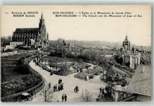 76000 Rouen - Bon Secours l`Eglise et le Monument de Jeanne d`Arc