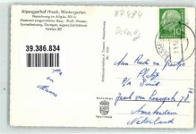 87484 W8964 Nesselwang - Gasthaus Hirsch Wintergarten