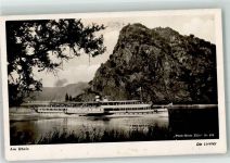 W5421 Loreley Raddampfer Ostmark Rheinschiff Foto AK