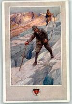 Deutscher Schulverein Nr.343 Bergsteiger Künstlerkarte