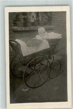 Kinderwagen Baby Privatfoto AK
