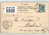 Frau Ei bemalen B.K.W.I. Nr.4016-4 Ostern 1902