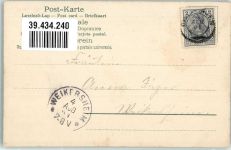 Blumen Duftkarte 1904