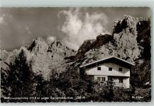 82481 W8102 Mittenwald - Mittenwalderhütte Karwendelspitzen Hüttenstempel
