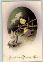 St. Margarethen TG Mörikon Hasen Küken Ostern 1917