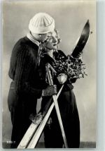 Paar Nr.539-7 Ski Foto AK
