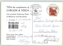 Uden Carlson und Tosca Artist Foto AK