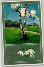 Schneeglöckchen M.S.i.B. Nr.14234 Ostern 1912