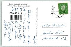 83607 W8150 Holzkirchen , Oberbay - Gasthaus Alte Post