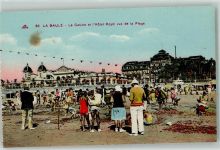 44500 La Baule-Escoublac - le Casino et l`Hotel Royal vus de la Plage