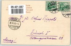 O6900 Jena Forsthaus Kriegerdenkmal 1903 Gebrauchsspuren