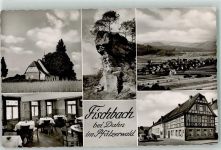 66996 W6781 Fischbach bei Dahn Foto AK Gasthaus Gross