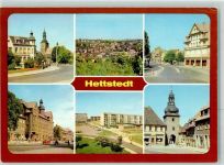 06333 O4270 Hettstedt , Sachs-Anh - Ernst-Thälmann-Straße Markt Rathaus Saigertor