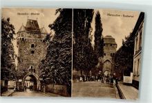 53474 W5483 Ahrweiler Gebrauchsspuren Obertor und Niedertor