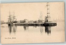 Malmö Hafen Segelschiffe Leuchtturm