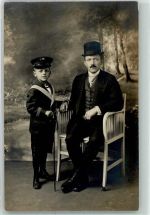 Vater mit Sohn Privatfoto Privatfoto AK