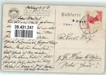 sign.Gustav Feith Lieder Ich hört ein Bächlein rauschen Leier Karte Nr.849 Schulverein 1918 Künstlerkarte