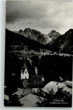 9653 Liesing Foto AK Kirche St. Nikolaus mit Steinwand
