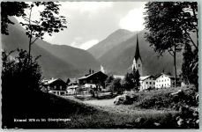 5743 Oberkrimml 1959 Foto AK mit Pfarrkirche zum heiligen Jakobus