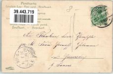 Küken Ostern 1904 Prägedruck