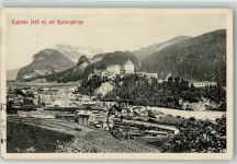 6330 Kufstein 1913 - mit Kaisergebirge Festung Bahnhof