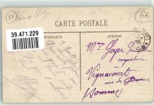 38122 Chalons 1915 - Bataille de la Marne Village de Normee route de Fere Champenoise Oldtimer