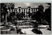 20000 Ajaccio Foto AK Les Jardins du Grand Hotel et Continental Palmen Park Garten