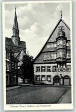 37520 W3360 Osterode am Harz - Rathaus und Marktkirche
