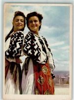Komsomol Die Jugend der Welt will den Frieden Trachten Ungarn Gebrauchsspuren