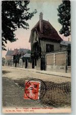 10000 Troyes 1911 Gebrauchsspuren Boulevard Victor Hugo