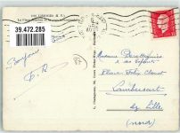 87000 Limoges - la Place Jourdan et la gare monumentale Bahnhof Oldtimer