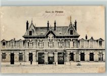 80200 Peronne 1915 - Bahnhof
