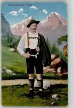 83471 W8240 Berchtesgaden 1923 - Mann in Berchtesgadener Tracht