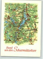 15848 O1231 Pieskow - Scharmützelsee Landkarte